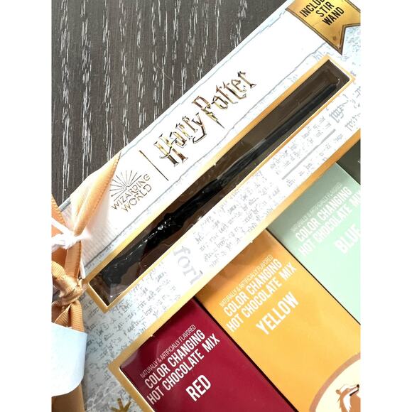 Harry Potter Color Changing Hot Chocolate Mixes & Stir Wand - New, Sealed - Picture 4 of 10